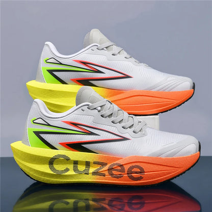 Men's Running Shoes Outdoor Sneakers Breathable Mesh Off-road Luxury shoes Trainer Shoes Couple Cushioning Race Non-Slip Fashion