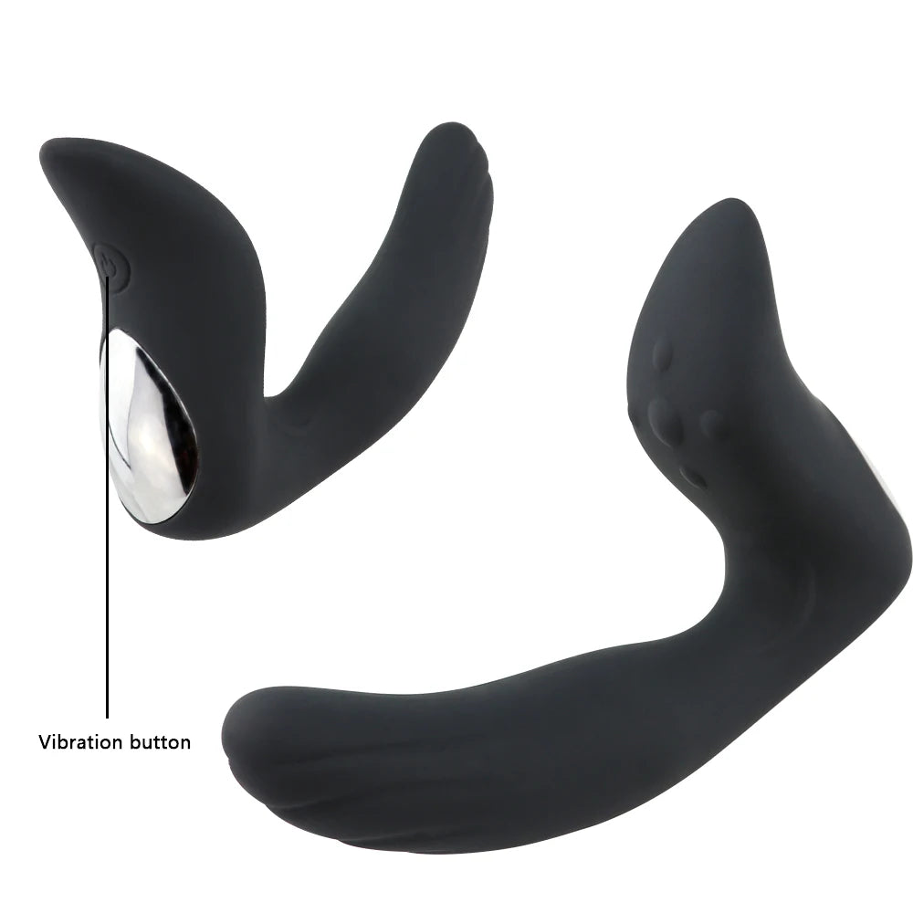 Vibrating Prostate Massage Dildo Vibrator Anal Plug Powerful Motors 10 Stimulation Patterns Butt Plug Silicone Sex Toys for Men