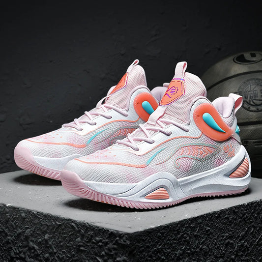 Men Basketball Shoes High Quality Athletic Trainer Light Sneakers Women Unisex Breathable Unisex Outdoor Non-slip Sports Shoes