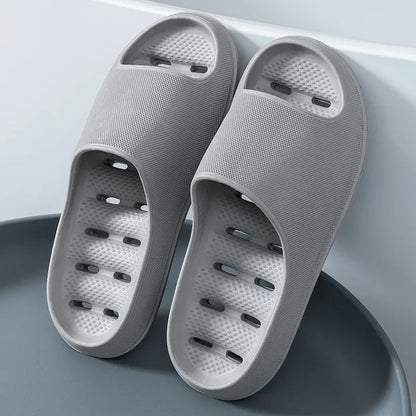 Men's Quick-Drying Anti-Slip Bath Slippers Summer Indoor Home Eva Couple Shower Slippers Anti-Odor Bathroom Sandals