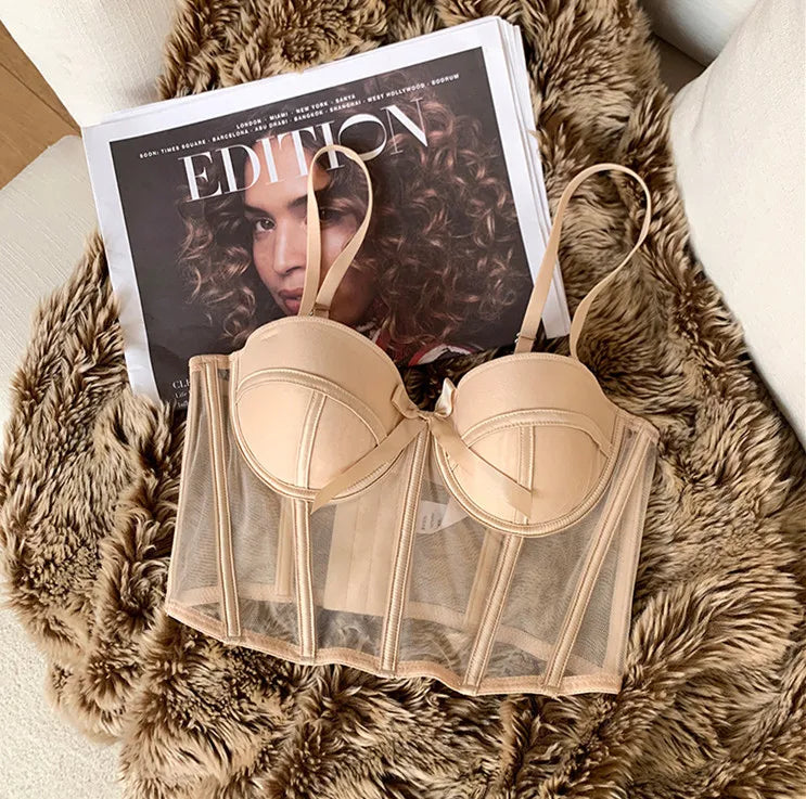 Women's Adjustable Half-Cup Bra