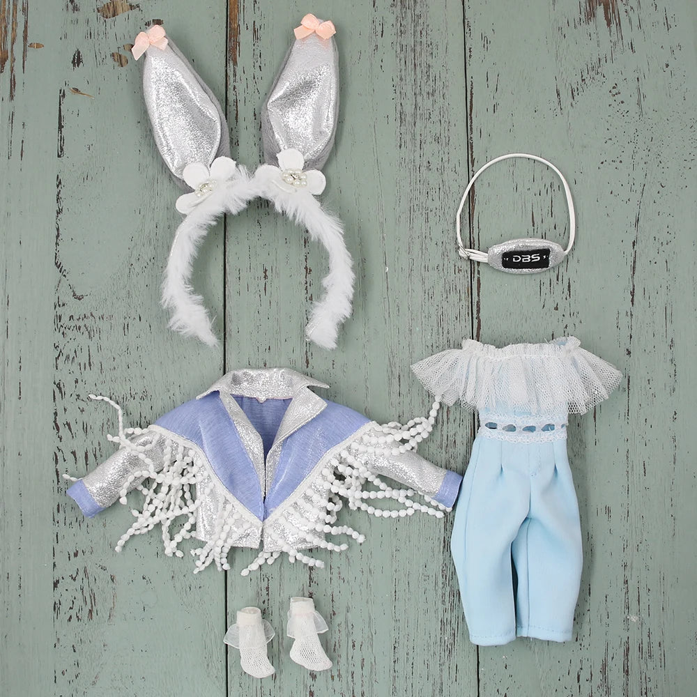 ICY DBS Blyth Doll 1/6 Clothing Joint Body Princess Dress Casual Clothing Toy Gift