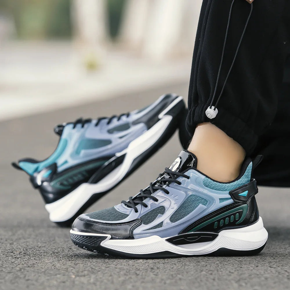 Men's Running Shoes Breathable Mesh Lightweight Comfortable Casual Travel Shoes Soft Bottom Anti-slip Wear-resistant Sports S...