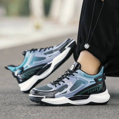 Men's Running Shoes Breathable Mesh Lightweight Comfortable Casual Travel Shoes Soft Bottom Anti-slip Wear-resistant Sports S...