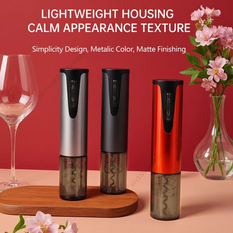 Electric Wine Bottle Opener Charged Automatic Reusable Easy Carry Red Wine Opener Gift for Waiter Women Home Kitchen Party Bar