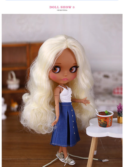 ICY DBS Blyth Doll BJD Joint Body dark Skin Set 1/6  30cm Girl  Gift Anime SD