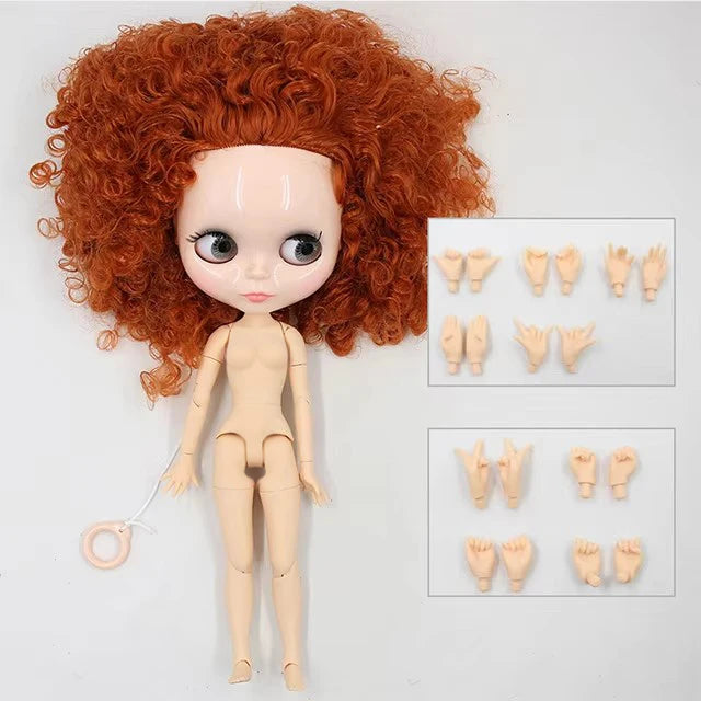 ICY DBS Blyth Doll 1/6 BJD Joint Body White Skin Tan Skin Dark Skin Matte Face Nude Doll 30cm Anime Toy Girls Gift