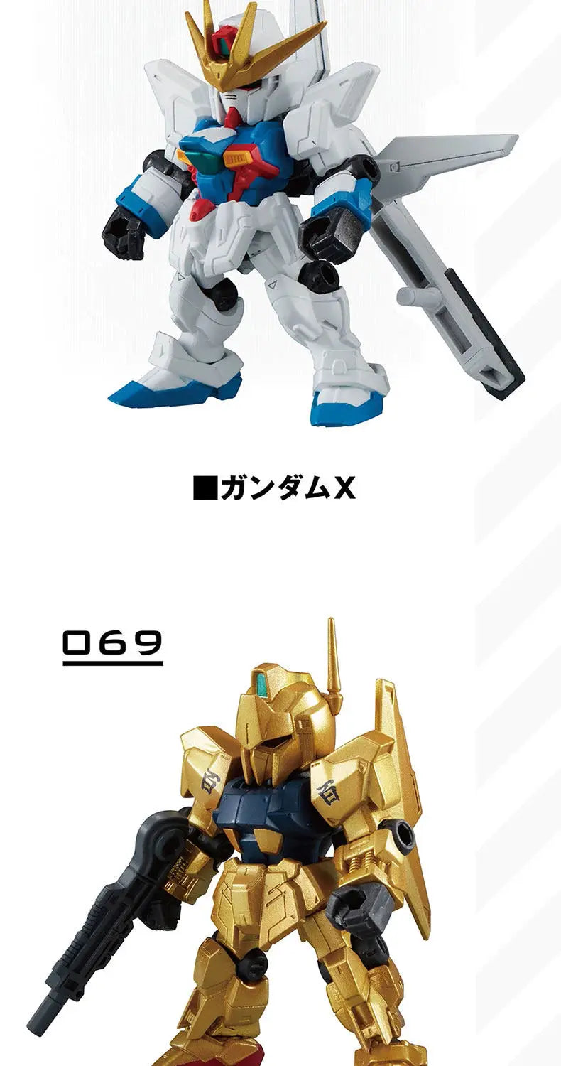 Bandai Gashapon Mobile Suit Ensemble (MSE) Gundam RX-78-2 Strike Hi-Nu Wing Astray ZZ Barbatos Assemble Model Kit Toy