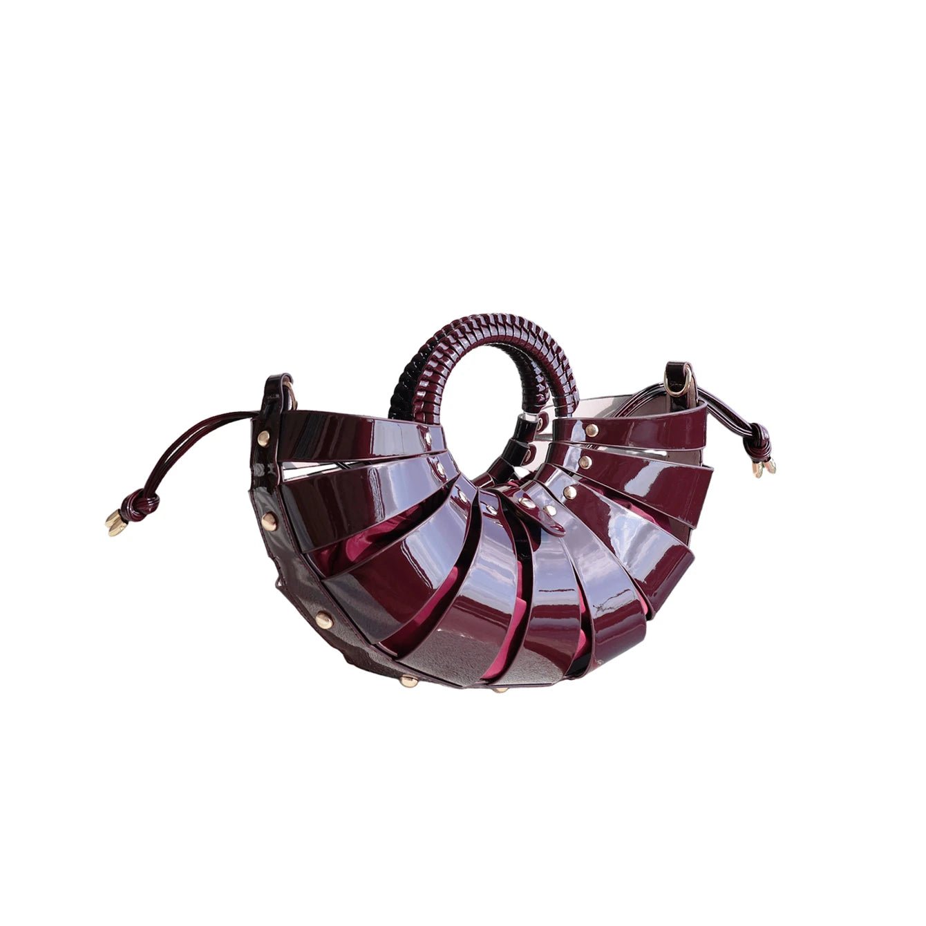 Women's PU Leather Round Handbag – Large Capacity Retro Tote, 6 Colors - TRYSHOPPY