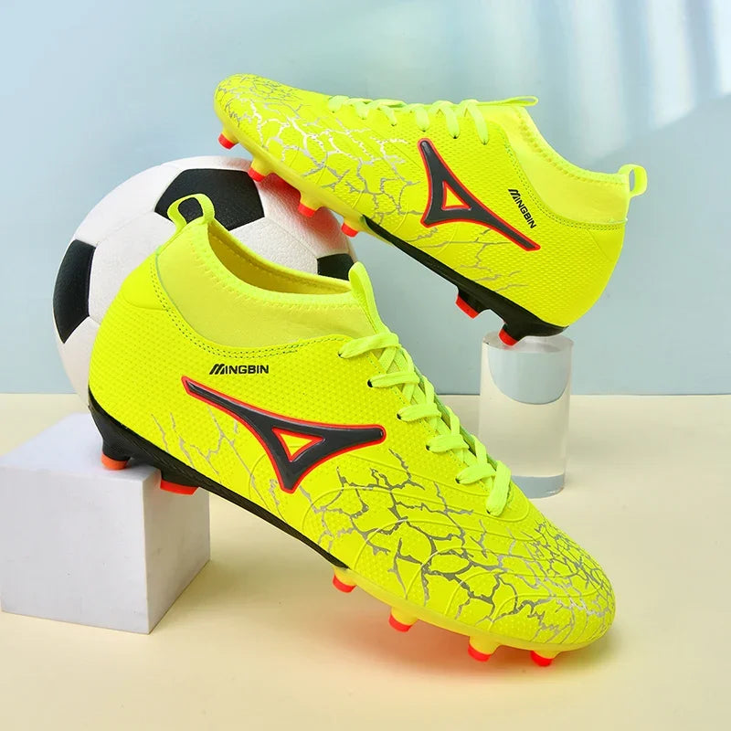 New Men Soccer Shoes Outdoor Adult Non-Slip Football Boots Futsal Cleats Sport Sport Comfortable Training Match Grass Ultralight
