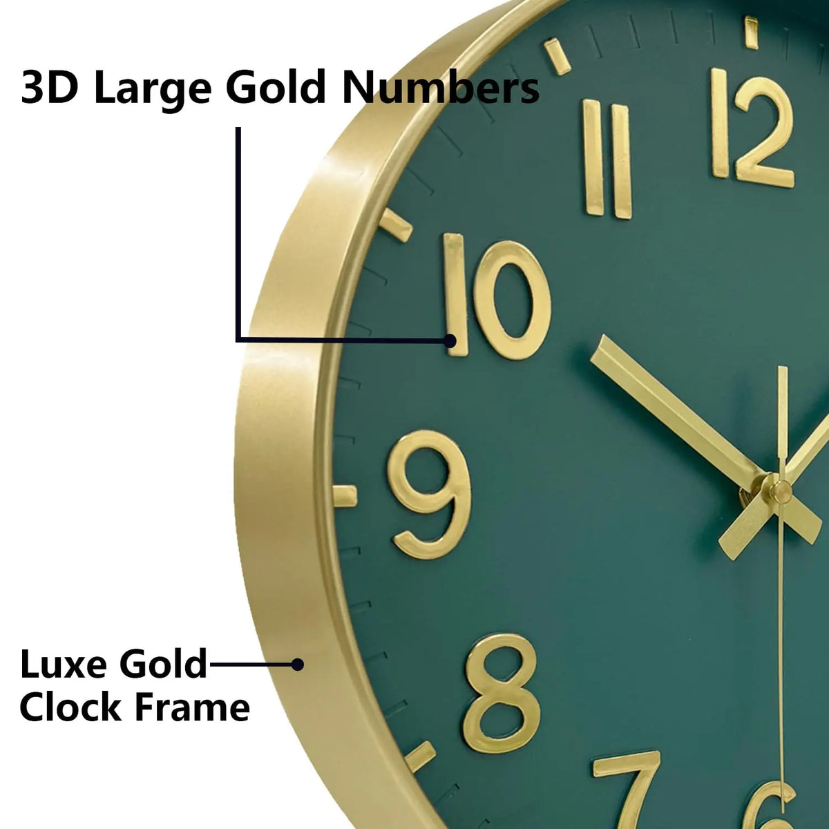 Retro Quartz Wall Clock Modern 3D Cubic Digital Silent Clock Living Room Bedroom Wall Clock Fashion Non Ticking Home Decoration