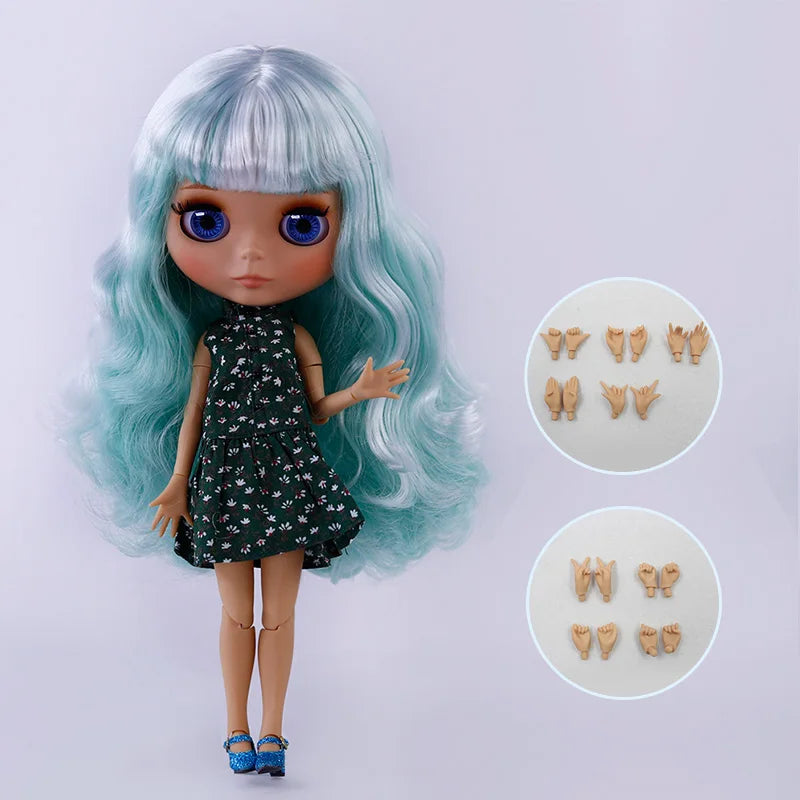 ICY DBS Blyth Doll Tan Skin Matte Face With Eyebrows Special Price 1/6 BJD JOINT body Neo Anime