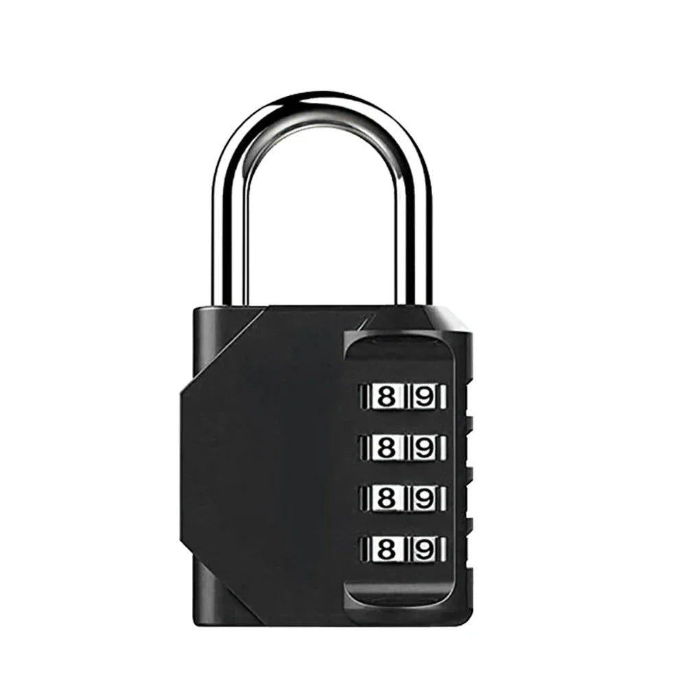 A 4-Digit Combination Lock Designed for Securing Outdoor Items Such As Gym Lockers,Toolboxes,Gates, Fences, Storage Units