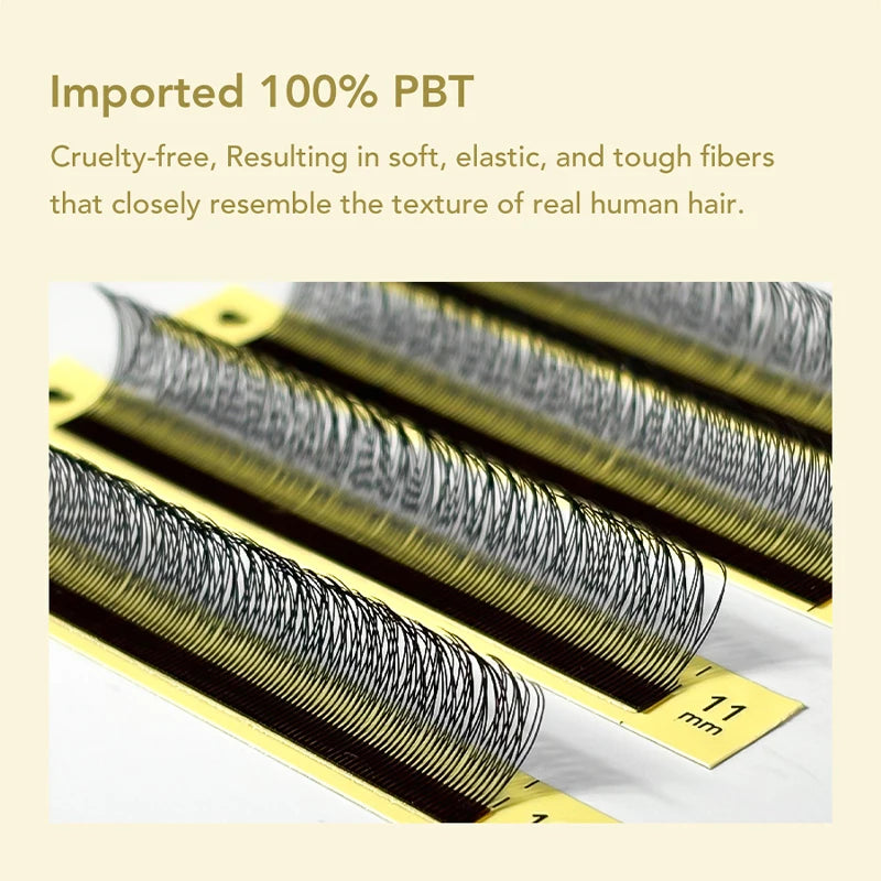 DIYDAY 2D Y Lashes Extension Premade Voume Fans Faux Mink Eyelashes Single Tips 2D Y Shaped Eye Lashes for Makeup Products