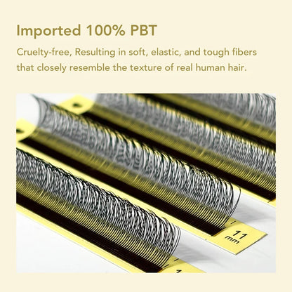 DIYDAY 2D Y Lashes Extension Premade Voume Fans Faux Mink Eyelashes Single Tips 2D Y Shaped Eye Lashes for Makeup Products