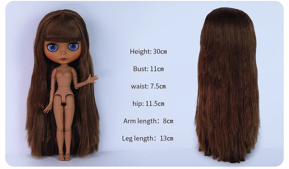 ICY DBS Blyth Doll 1/6 BJD Toy  Joint Body Set for Special Sale Random Eyes 30cm Anime Girl Gift