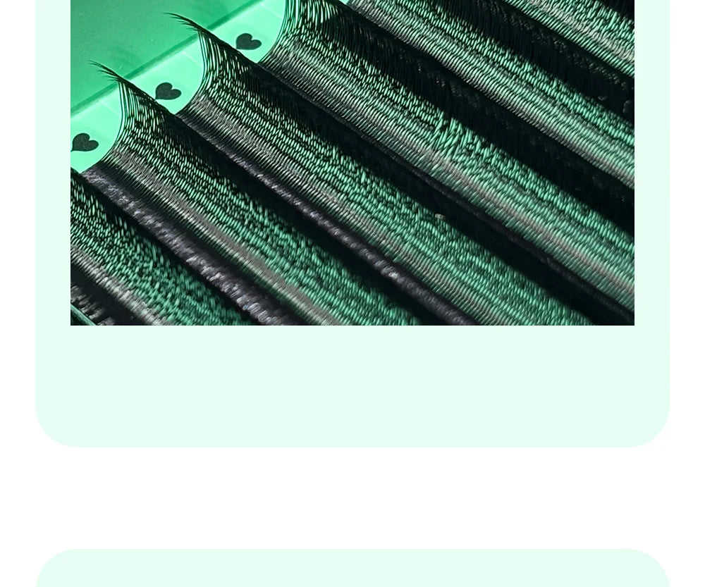 DIYDAY U Style 3D 4D 5D 6D Eyelash Extension Handmade U-shaped Premade Volume Lashes BASF PBT Fiber Nartural Mink False Eyelash