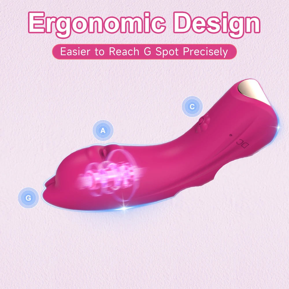 Begginer Finger  G Spot Vibrator 10 Speed Clitoris Nipple Stimulator Vagina Anal Massager Sex Toy for Couples Adult Sexy Toys