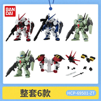 Bandai Gashapon Mobile Suit Ensemble (MSE) Gundam RX-78-2 Strike Hi-Nu Wing Astray ZZ Barbatos Assemble Model Kit Toy