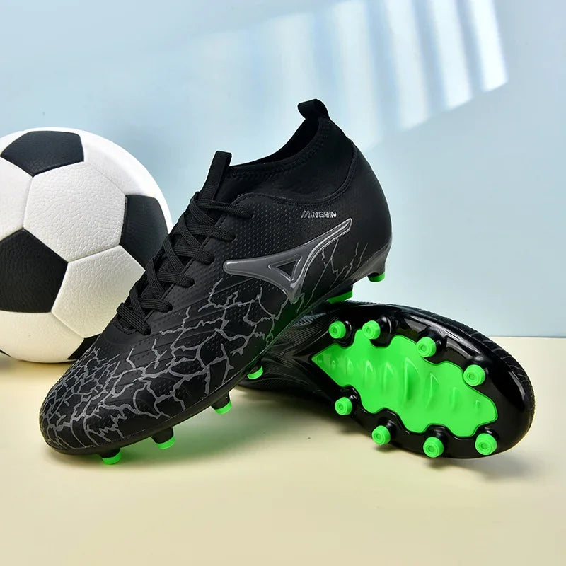 New Men Soccer Shoes Outdoor Adult Non-Slip Football Boots Futsal Cleats Sport Sport Comfortable Training Match Grass Ultralight