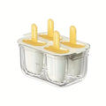 1Pc Easy-Release Popsicle Maker Leak-Proof Lid, Freezer Safe for Juice & Fruit, Makes 4 Homemade Popsicles, Popsicle Molds