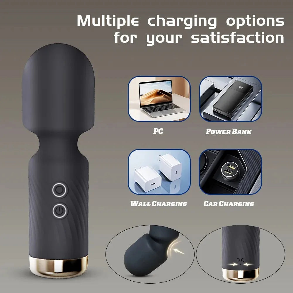 Powerful Mini Vibrator Dildos for Woman Wand for G-Spot Vibrator Women Clit Stimulator for Women Vagina Massager Adult Sex Toys