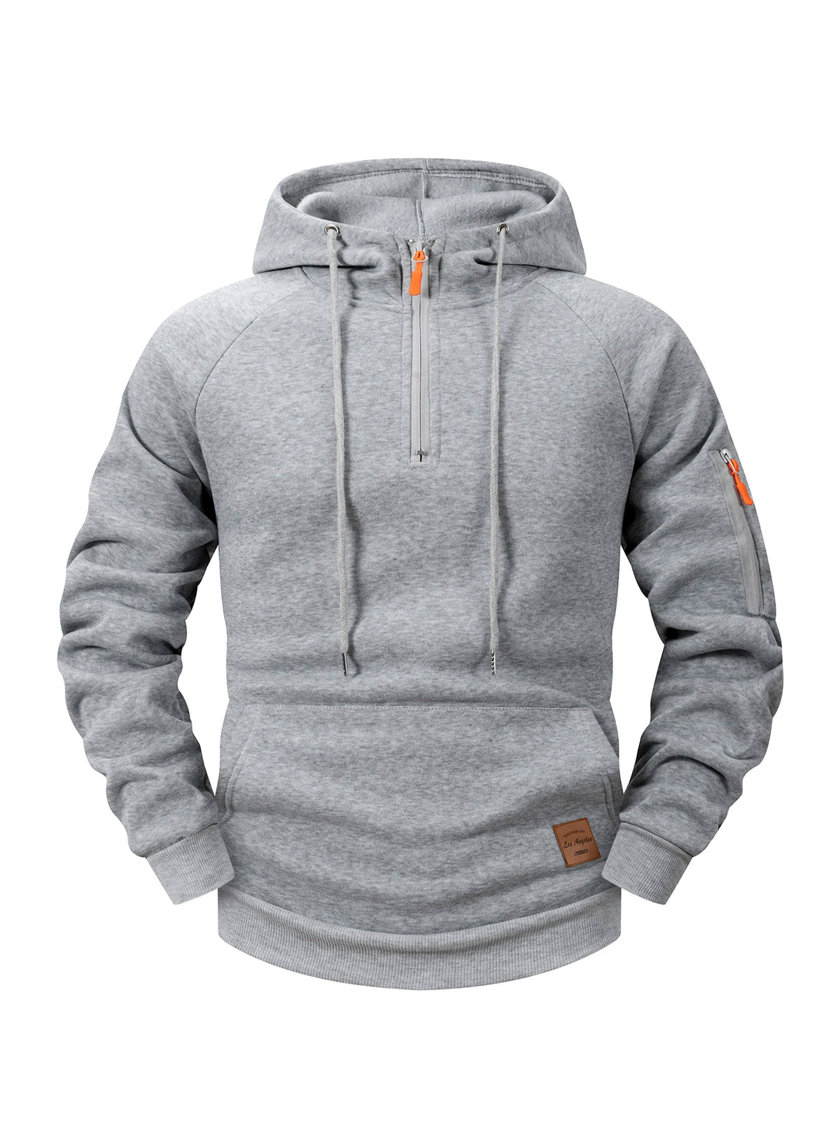 Men's Multi-Pocket Zip-Up Hoodie
