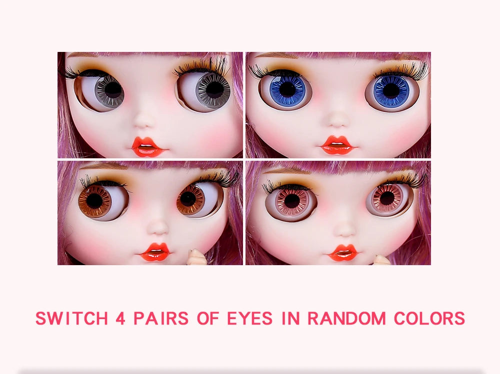 ICY DBS Blyth Doll 1/6 BJD Anime Doll Joint Body White Skin Matte Face Special Combo 30cm TOY