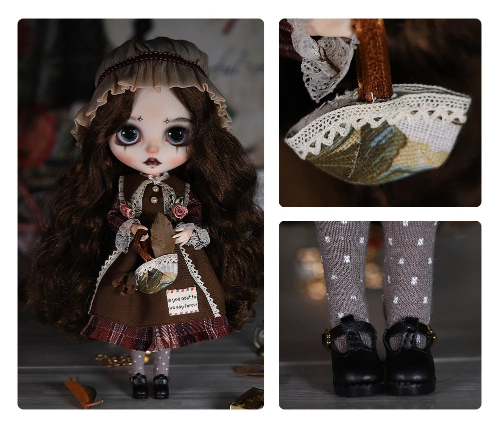 ICY DBS Blyth 1/6 doll hand-painted set double eyelids long eyelashes sleepy eyes doll set SD