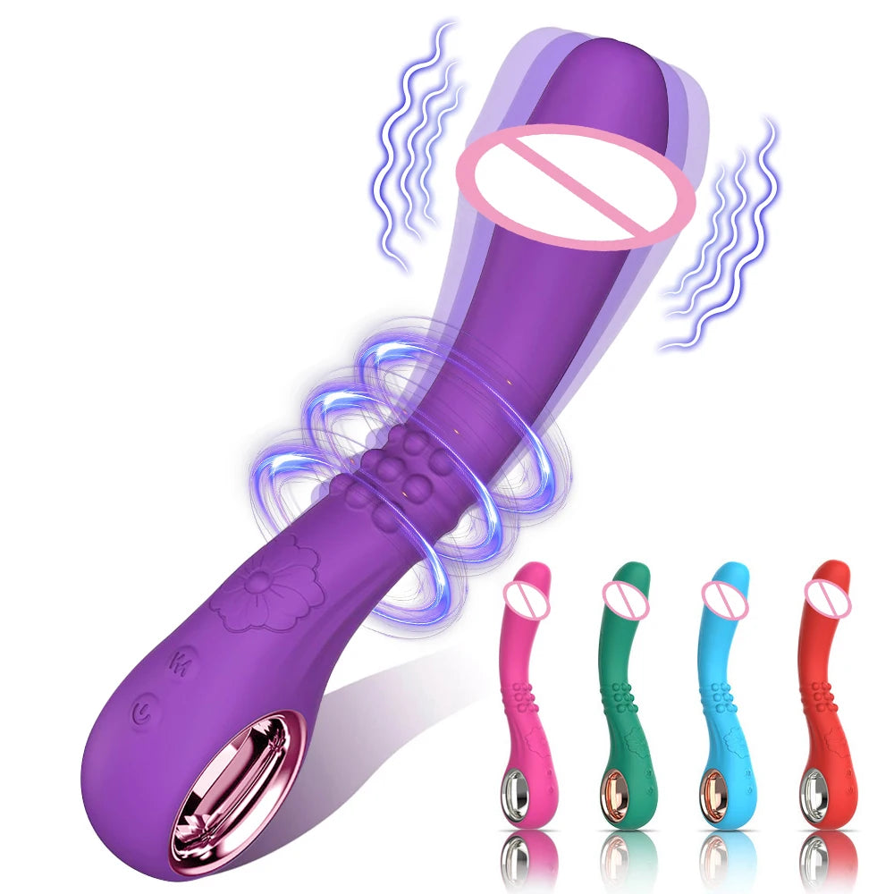 Penis Vibrator Anal Vagina Massage Female G-spot Clitoris Stimulator 10 Vibrating Modes Sex Toy Couple Adult Supplies