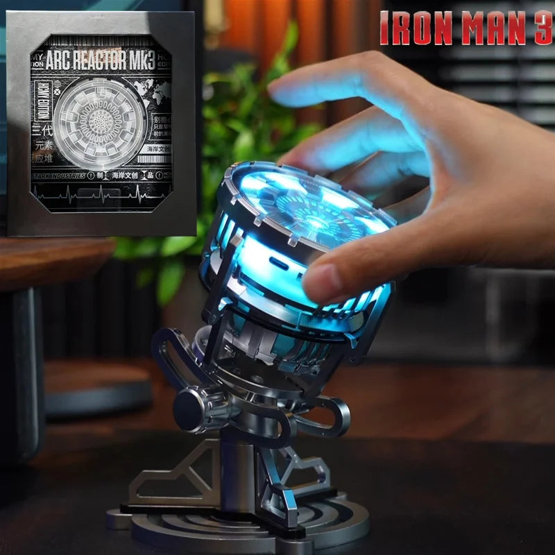 Iron Man Arc Reactor MK3 Generations Tony Stark Hcmy Edition stark industries Figure Led Light Palladium Element Chest Lamp