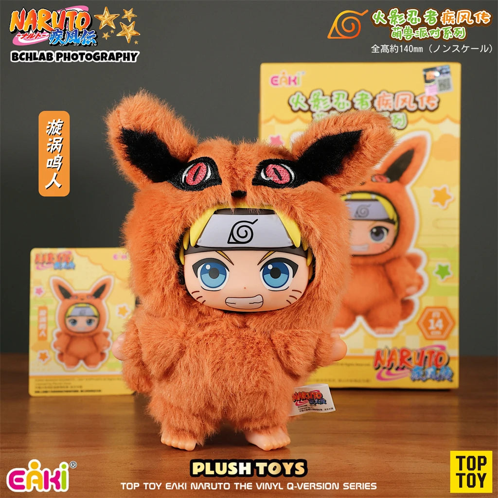 In Stock Original EAKI Naruto Blind box Naruto Shippuden Party Series Naruto KeyChain Doll  Toy Collection Gift