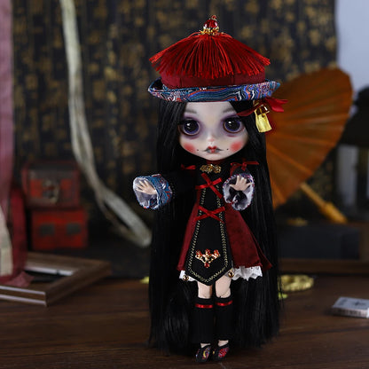ICY DBS Blyth 1/6 Doll Hand drawn Set Zombie Set Long Eyelash Sleeping Eye Doll Set SD