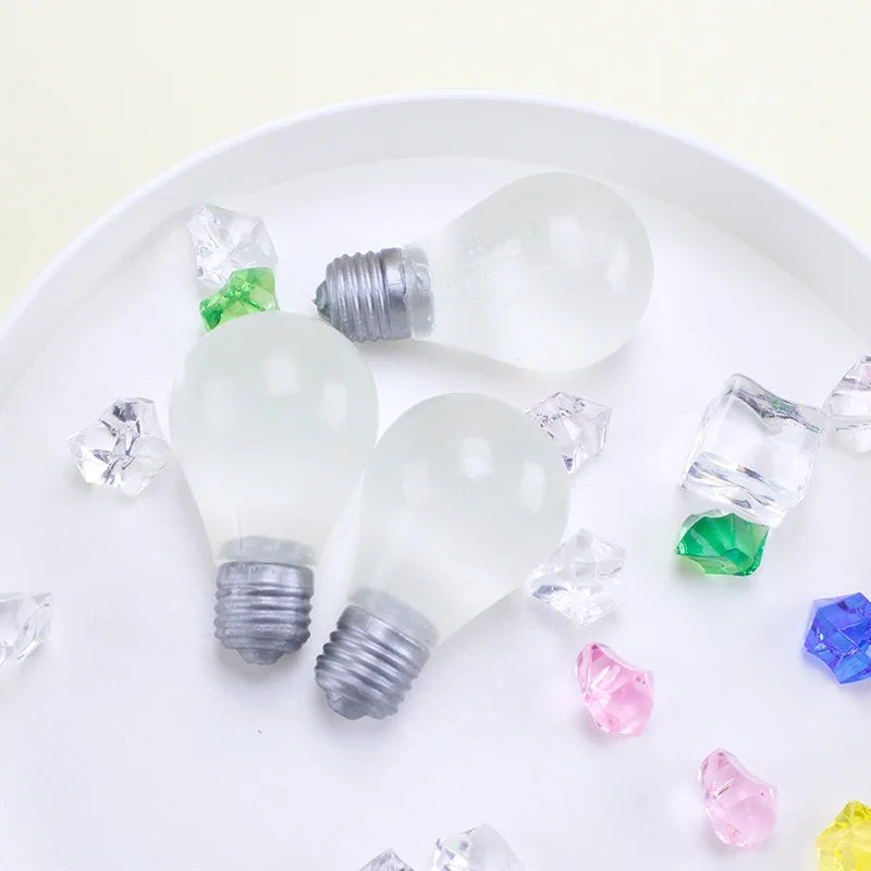 Squishy Light Bulb Maltose Luminous Squeeze Toy Slow Rebound Sensory Fidget Toy Anxiety Relief Novelty Funny Decompression Gift