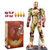 ZD Toys Iron Man Action Figure Mark 35 Red Snapper Iron Man MK 24 MK 22 MK 47 Tony Stark Ironman Figure Action Collect Toy Gift