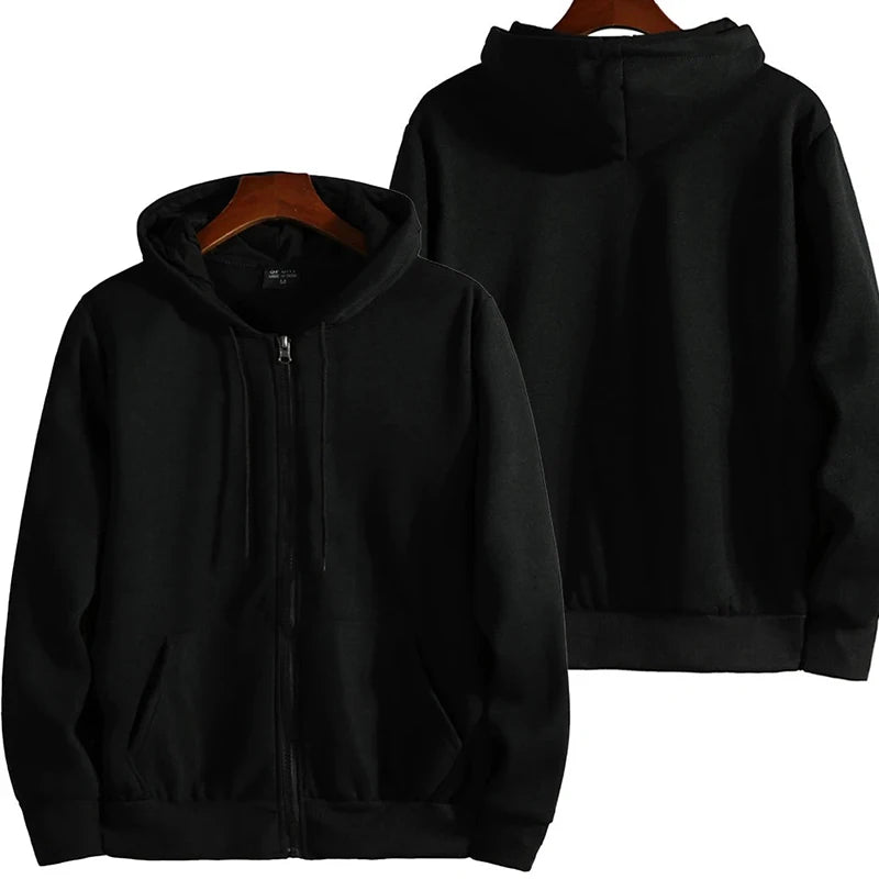 Men's Casual Zip-Up Hoodie