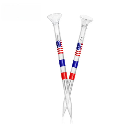 50pcs Golf Tees 83mm Transparent Golf Balls Accessories TE025-A