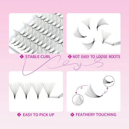 Premade Volume Fan Lash Extensions – 320 Fans