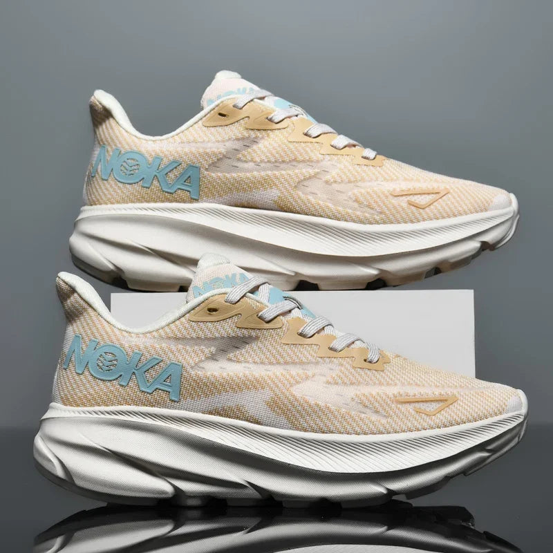 Men's Running Shoes Luxury Shoes Trainer Race Jogging Cushioning Outdoor Breathable Couple Non-Slip Sneakers Mesh Off-road Shoes