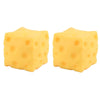 Squishy Square Cheese Squeeze Toys Slow Rebound Push Stress Relief Sensory Toy Soft Butter Cheese Fidget Toy Christmas Present