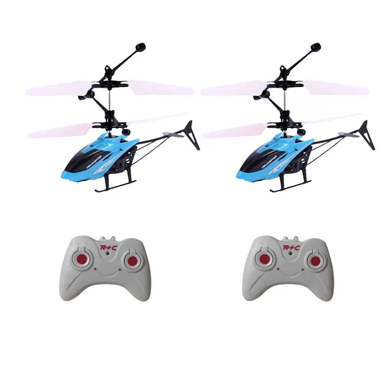 Remote Safe Fall-resistant RC Helicopters Drone Rechargeable Mini RC Drone Children Toys with Random Color Wings