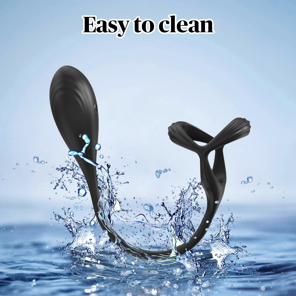 App-Controlled Prostate Massager with Ring