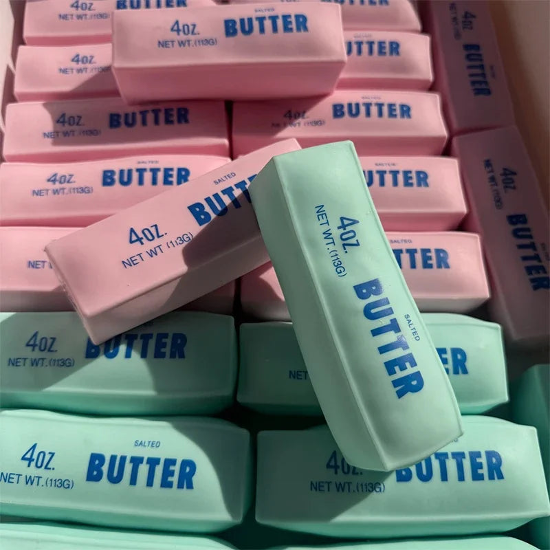 Butter Stick Squishy Stress Ball Fidget Toy Crunchy Squeeze Toy Round Blocks Filled ASMR Anti Stress Release Hand Relax Gift Toy