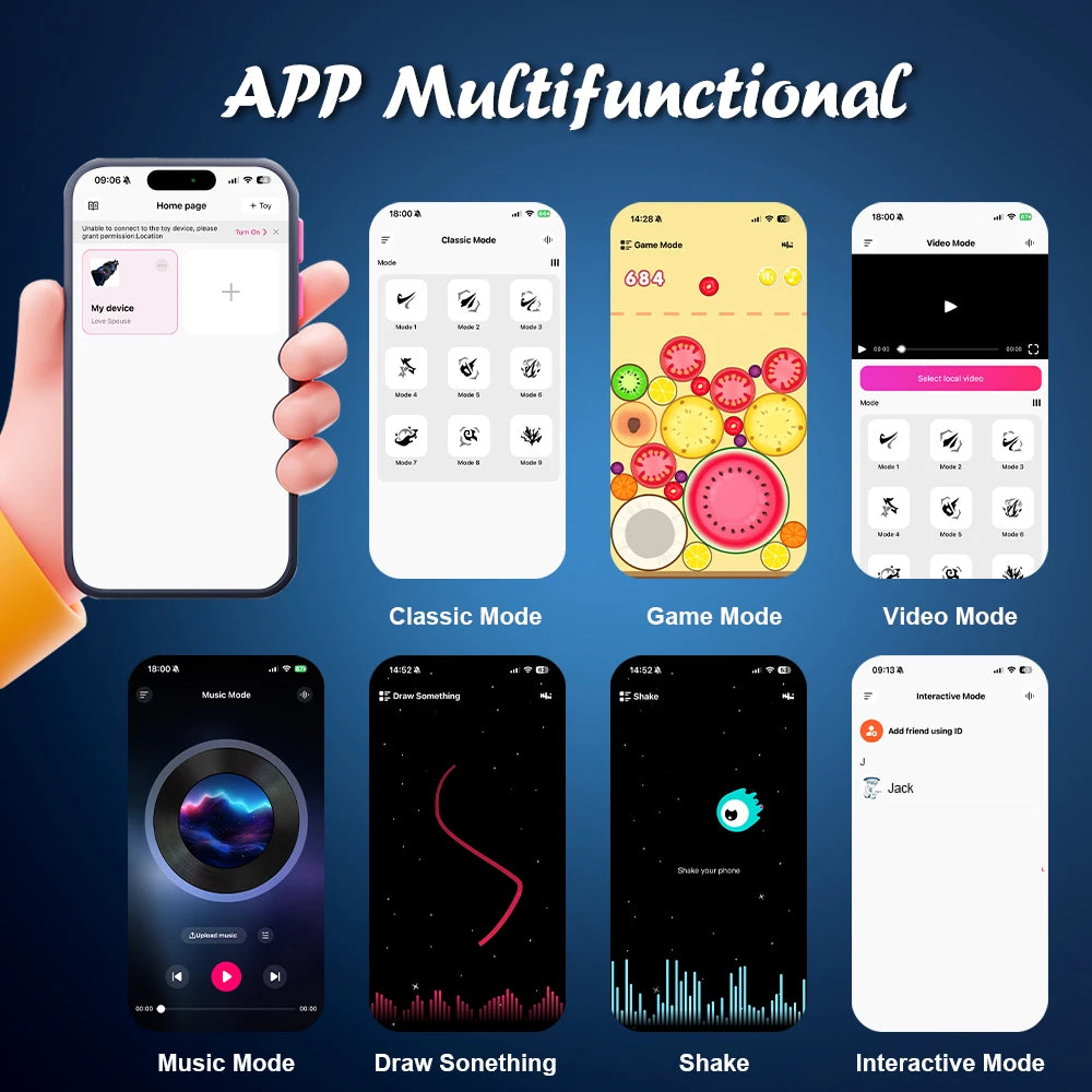 9-Mode App-Controlled Stroker for Men