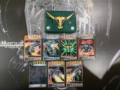 Original Bandai Kamen Rider Ryuki Csm Belt V Buckle Dragvisor Box Insert Card Ryuga Ouja Anime Collect ID Card Pack Boy'S Gift