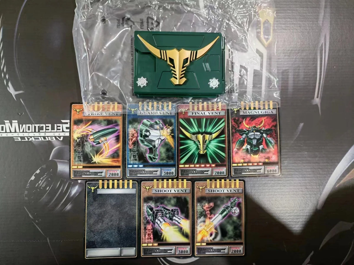 Genuine Bandai Kamen Rider Ryuki Csm Belt Box Insert Card V Buckle Dragvisor Ryuga Ouja Collection Children Toy Collect Gift