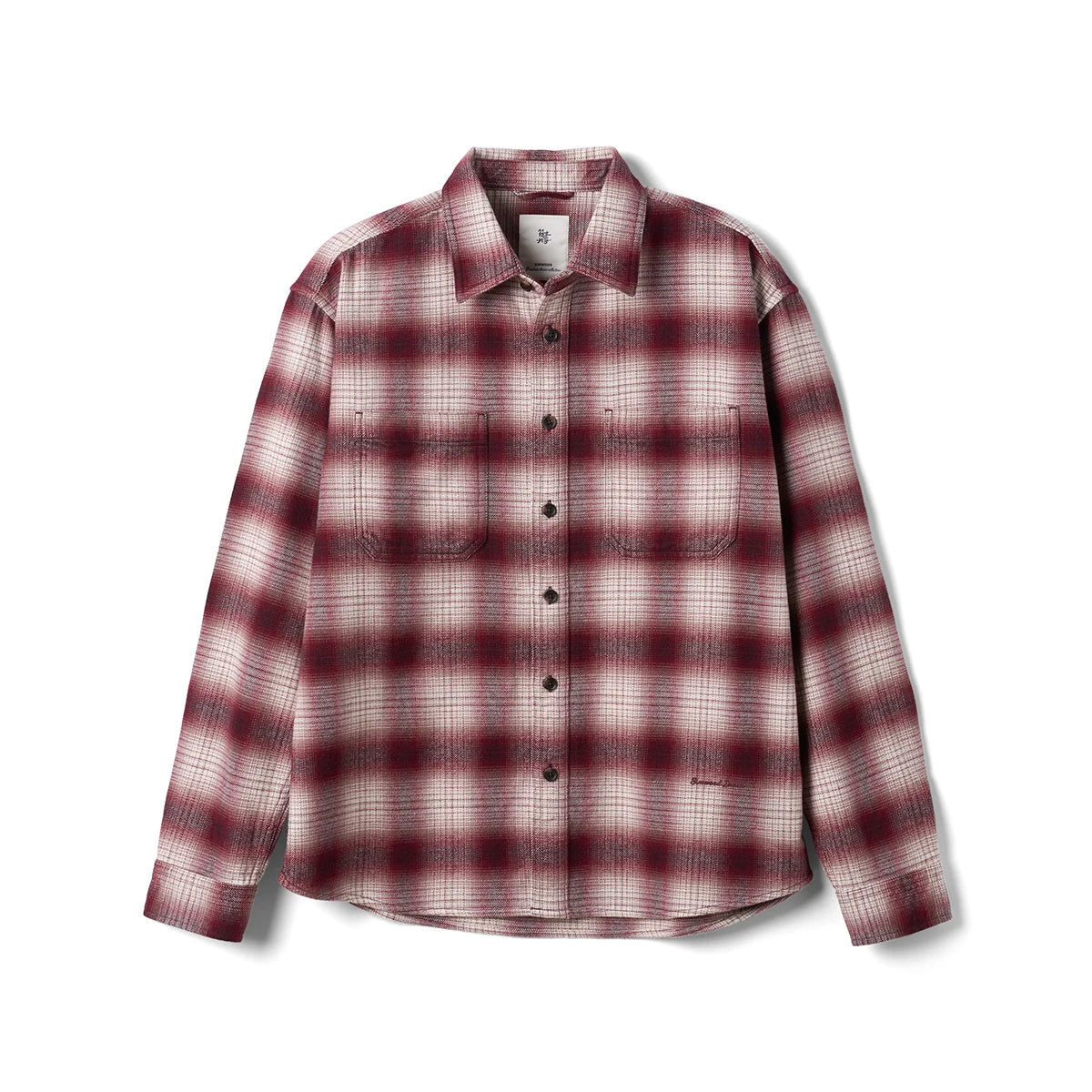 SIMWOOD High Standard 2026 Spring New Oversize 270gsm Wool Blend Plaid Shirts Men Warm Vintage Shirt