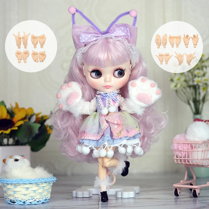 ICY DBS Blyth doll 1/6 Anime Doll joint body white Skin glossy face Special Combo with clothes, shoes and hands 30cm BJD TOY