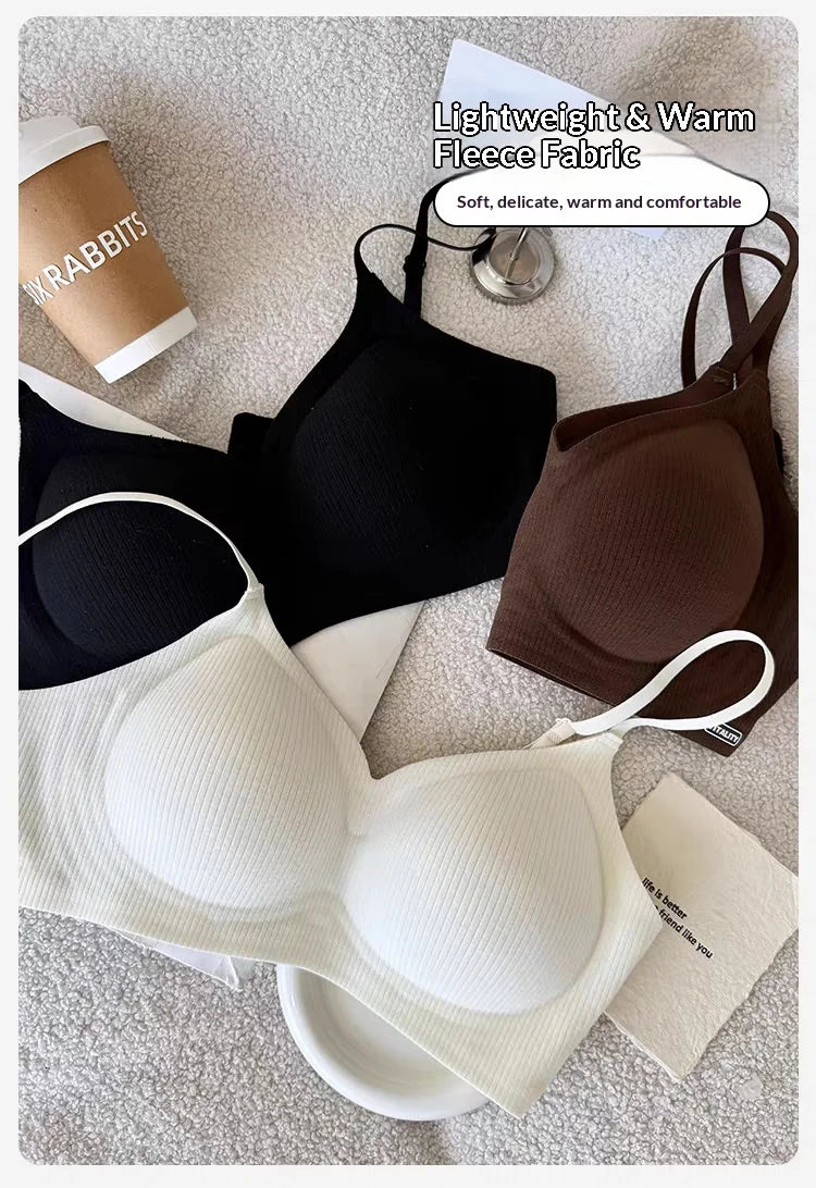 Women's Seamless Thin-Strap Underwire Bra