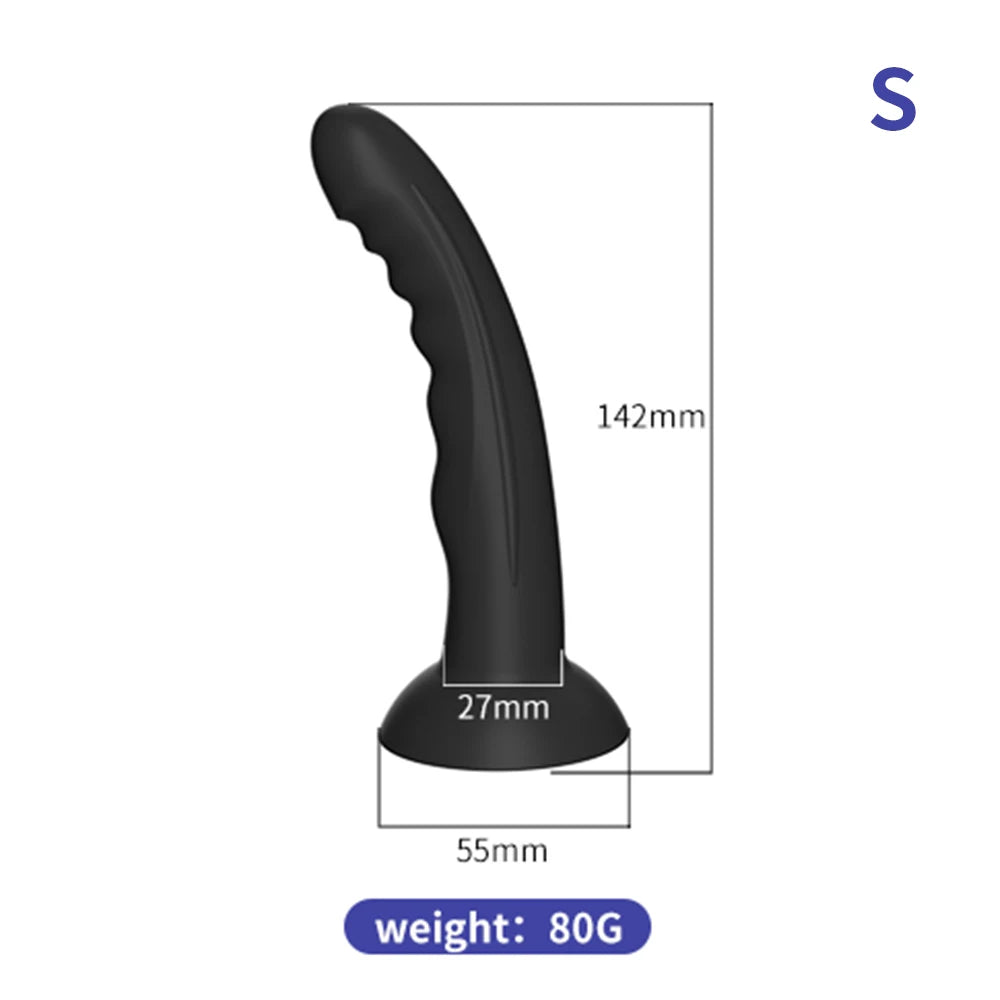 Dildo Silicone Fake Dick Big Penis Anal Butt Plug Suction Cup Prostate Massager Female Masturbator Adult Sex Toys For Woman
